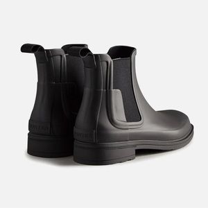 Hunter Refined Chelsea Boot Black